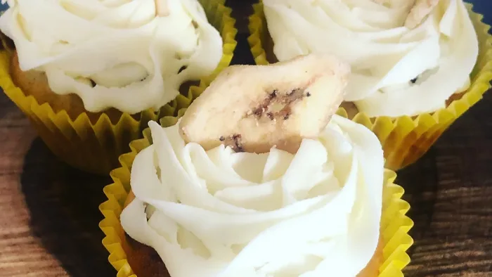 Banana Split Cupcakes