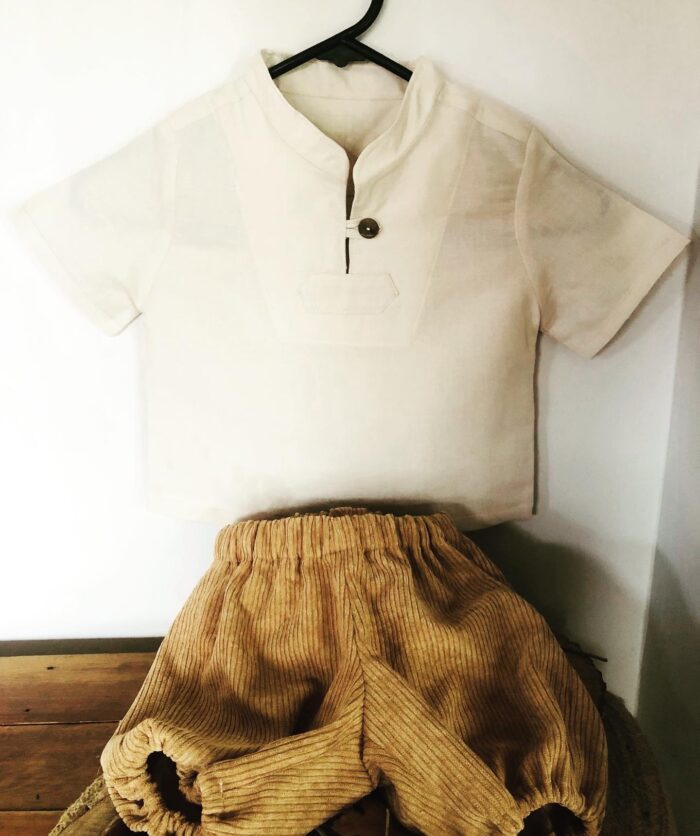 Linen Shirt short sleeved